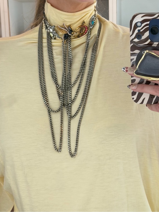 Alexander McQueen Jewelry - Alexander McQueen Mixed Metal Charm Choker Necklace